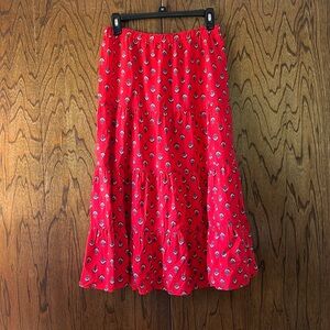 Ann Taylor Ruffled Tier Skirt